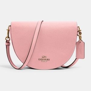 Coach Ellen Leather Crossbody Pink Bubblegum NWT